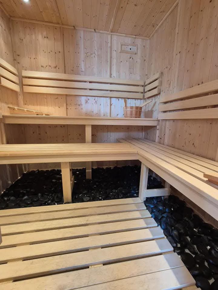 Le sauna du studio